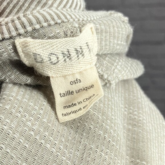 Anthropologie One Size Fits All OSFA Donni Gray Striped Knit Cardigan Sweater - Picture 7 of 8